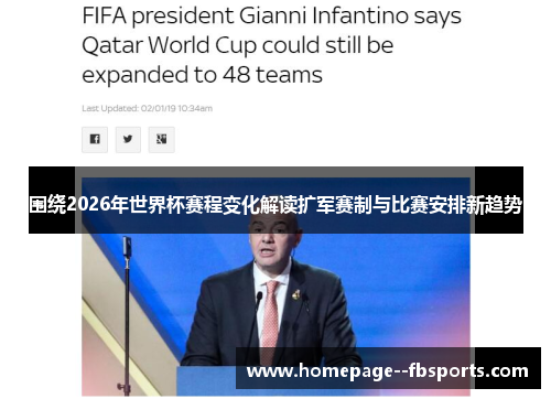 围绕2026年世界杯赛程变化解读扩军赛制与比赛安排新趋势